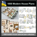 1000 Modern House Autocad Plan Collection - CAD Design | Download CAD Drawings | AutoCAD Blocks | AutoCAD Symbols | CAD Drawings | Architecture Details│Landscape Details | See more about AutoCAD, Cad Drawing and Architecture Details