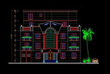 Building Elevation 6 - CAD Design | Download CAD Drawings | AutoCAD Blocks | AutoCAD Symbols | CAD Drawings | Architecture Details│Landscape Details | See more about AutoCAD, Cad Drawing and Architecture Details